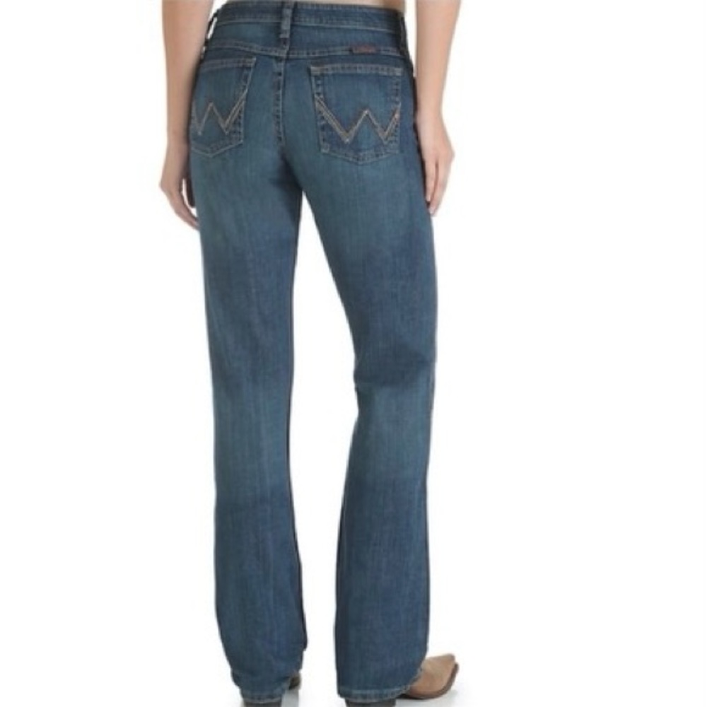 Wrangler 3/4 Q-Baby Ultimate Riding Jeans Mid Rise Women’s Bootcut WRQ20TB